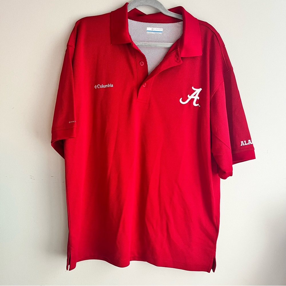 Mens Columbia PFG Alabama roll tide Size‎ Large Fishing Shirt Alabama Shirt
